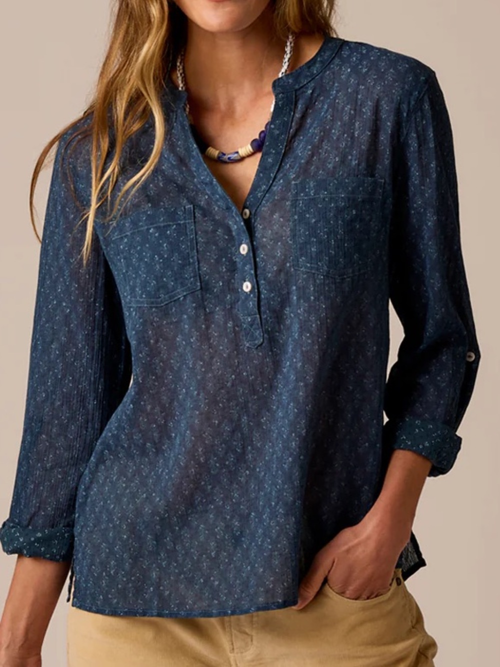 Carve Designs Dylan Gauze Shirt NWT